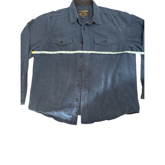 Grizzly Mountain Long Sleeve Button Front Shirt – Blue – Men’s L - Picture 6 of 7
